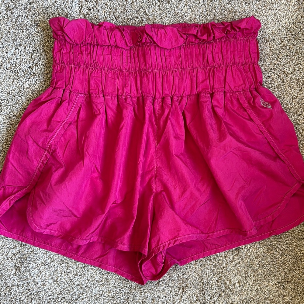 Free People FP Movement The Way Home Running Short High Rise Pink Women Medium